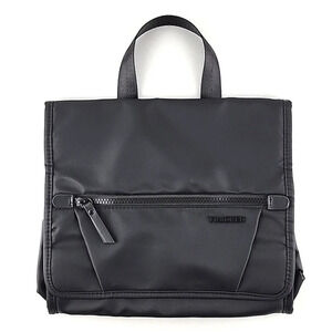 TRACKER Black Travel Foldover Hanging Carry Case Multi Compartments